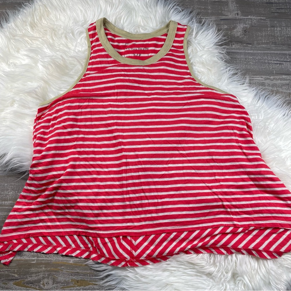 Free People Swing Stripe Oversized Tank We The Free